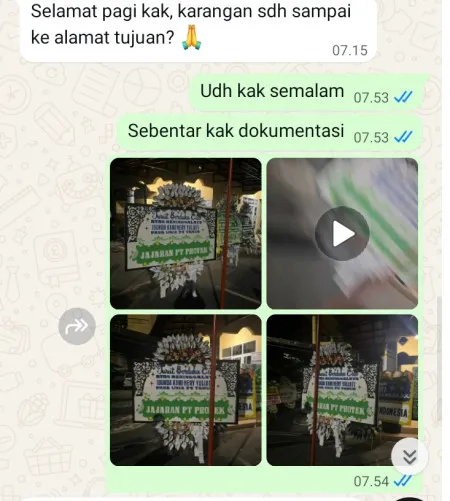 Pengiriman Papan Bunga Selamat Bintaro Sektor 1