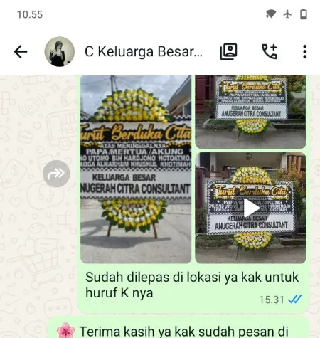 Pengiriman Papan Bunga Duka Bintaro Sektor 1