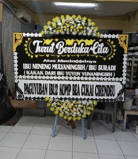 Papan Bunga Duka Bintaro Sektor 1